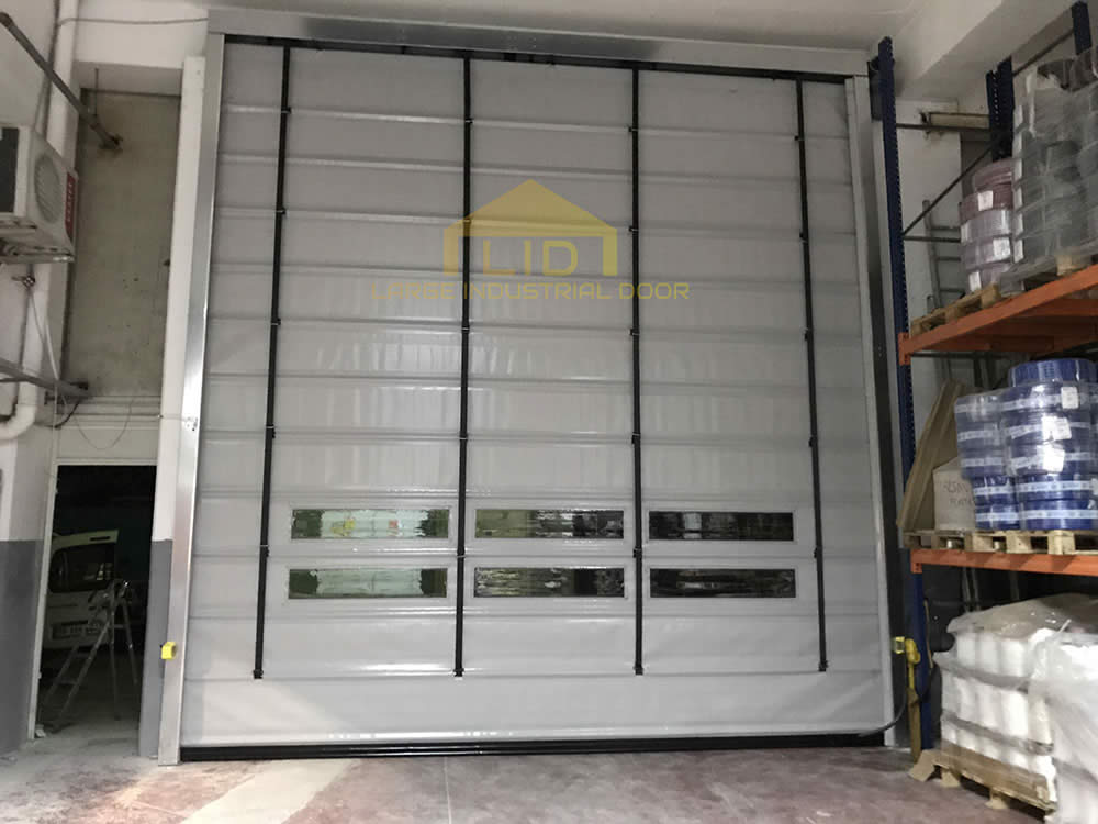 High Speed PVC Fabric Folding Doors